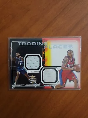 2001-02 Fleer Focus Corey Maggette Trading Places Dual Game Used Jersey... • $1.99