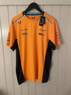 Men’s F1 Formula 1 McLaren Official Set Up T-Shirt Lando Norris BNWT Size Large • £34.99