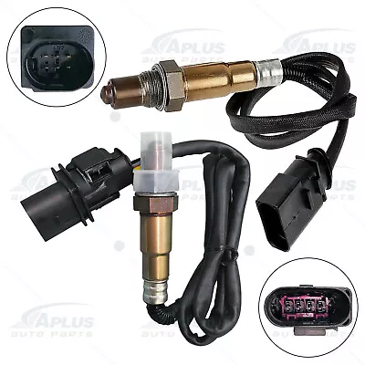 2Pcs Upstream & Downstream O2 Oxygen Sensor For 14-10 VW Beetle Golf Passat 2.5L • $49.24