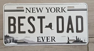 BEST DAD State Of NEW YORK Vanity License Plate • $14