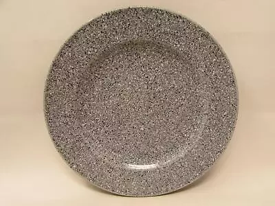 Ultrastone Grey By Mikasa Salad Plate Gray Background Black & White Specks B265 • $9.79