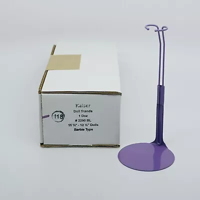 Kaiser 2290 11-12  Doll Action Figure Display Stand - Blue Purple - Box Of Dozen • $35