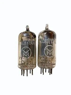 Mullard ECC83 12AX7 MC1 1957 Square Getter Excellent Testing Values On Avo CT160 • $680