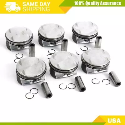 6x 92.9mm Piston & Ring Kit For Mercedes-Benz CLK350 C350 E350 GLK350 M272 3.5L • $121.36