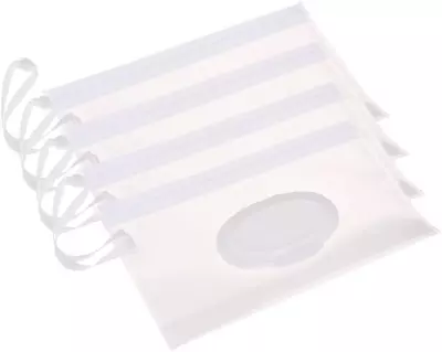 4 Pcs Portable Wet Wipes Pouches Dispenser（24 * 14Cm）Baby Diaper BagAdult & Ki • $20.90