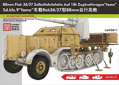 1/35 German Famo 18t Half Track W/ 88mm Flak36/37 Conversion Kit TAMIYA Sd.kfz.9 • $72