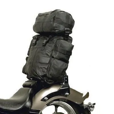 2pc MOTORCYCLE SISSY T BAR WATERPROOF TRAVEL LUGGAGE BAGS FOR HARLEY -DD09 • $89