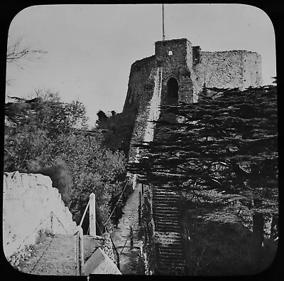 £15 • Buy CARISBROOKE CASTLE THE KEEP NO2 ISLE OF WIGHT C1895 PHOTO Magic Lantern Slide