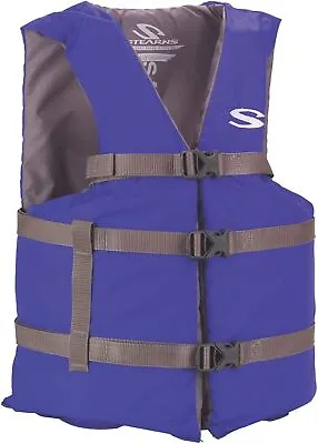 Stearns Adult Classic USCG Approved Type III Life Jacket Oversized Fit Blue • $22.99