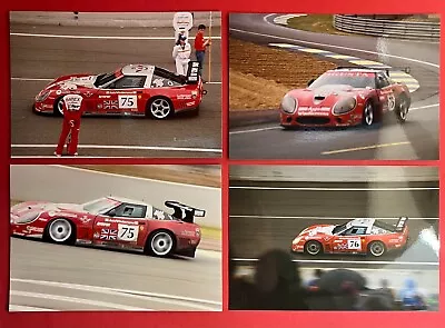 24 Hours Of Le Mans 1995 Pictures Of Cars 75 & 76 Callaway Corvette SuperNatural • £20