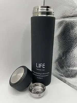 Life Thermos Tea Sieve Infuser Bottle • $23.99