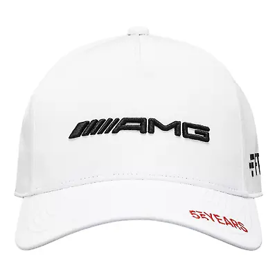 Mercedes AMG Petronas 55 Years George Russell Adjustable Hat Cap White - OSFM • $44.94