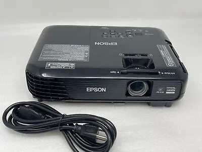 Epson PowerLite 1264 3LCD Projector WXGA Portable HDMI Wireless 80 Hours L1 • $187