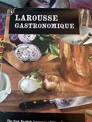 Larousse Gastronomique Book 1st English Language 1976 Hardback French Cooking • £18