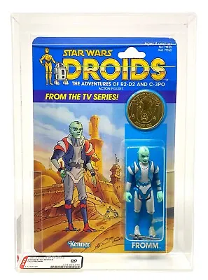 Vintage 1985 Star Wars Droids TIG FROMM Sealed MOC AFA 80 Kenner Mint • $1800