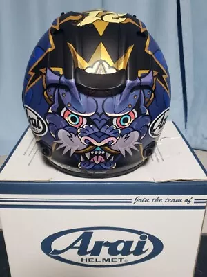 Arai NAKASUGA 21 RX-7X Corsair-X M Size 57-58cm Full Face Racing Helmet From Jp • $619.50