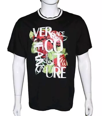 Versace Jeans Men's Couture Logo Cotton Classic-Fit Short-Sleeve T-Shirt Lg NWT  • $85.49