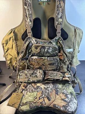 Cabelas Tactical Tat'r Vest Mens Couch Potato Seat Cushion Turkey Hunting Used • $59