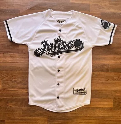 Playera Beisbolera Charros Del Jalisco Jersey CuliacÁn Casaca Blanca Guadalajara • $70