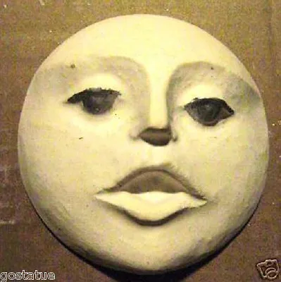 Lady Face Plastic Mold Cement Plaster Concrete Mould 4.5  X 1  Thick • $16.95