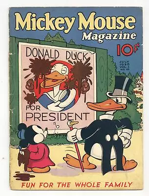 Mickey Mouse Magazine Vol. 1 #10 FR 1.0 RESTORED 1936 • $325