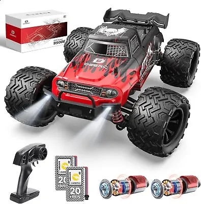 DEERC 9500E 1:16 Scale RC Car 4x4 High Speed Off-Road 35+ KMH Monster RC Truck • $68.81