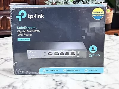 Tp-link TL-R600VPN SafeStream GIGABIT MULTI-WAN VPN ROUTER W/ POWER CORD • $44.99