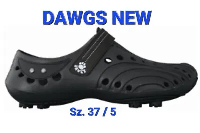 Dawgs NEW Men's/Women's Golf Spirit Black Ultralite Shoes Size 37 / 5 • $30.99