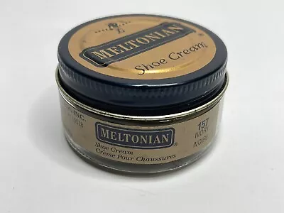 Meltonian #157 Ivory Cream Leather Shoe Care Cream Polish 1.55 Oz New Unused • $9.99