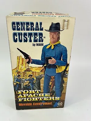 VINTAGE Marx 1968 General Custer Fort Apache Fighters BOX ONLY • $69.77
