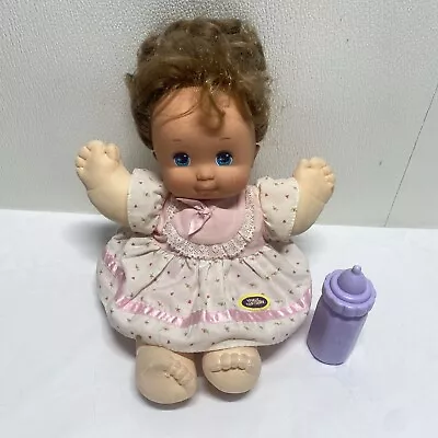 Mattel Magic Nursery 13” Toddler Baby Doll Original Outfit 1989 Vintage Toy Kids • $11.56