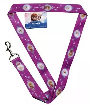 Disney Frozen Elsa & Anna Purple Lanyard • $5.99