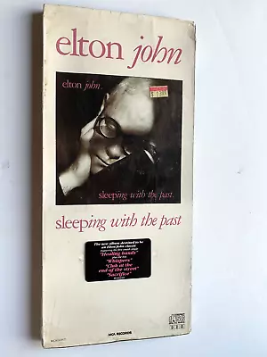 Elton John SLEEPING WITH THE PAST Cd MCA NEW LONGBOX (long Box) HYPE STICKER • $228.99