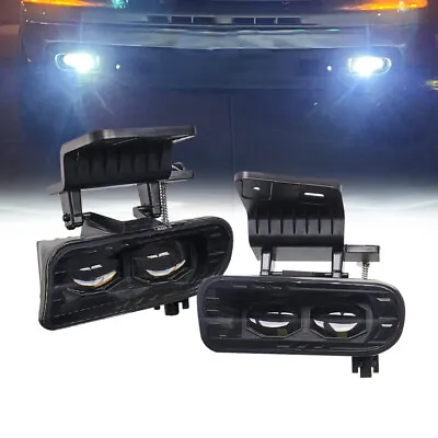 2PCS LED Clear Lens Lights  Fog Lamps For Chevy 1500 2500 3500 Suburban Tahoe • $55.19