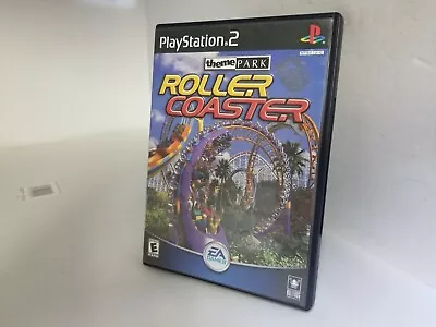 Theme Park Roller Coaster Ps2 (no Manual)  Tested  Ntsc Us/can G61 • $14.92