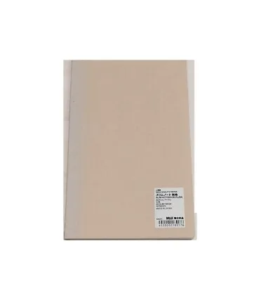 Muji Fine Paper Slim Notebook Plain A5 Slim Beige 40 Sheets • $6.49