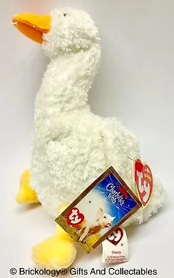 TY Beanie Babies Retired Charlotte’s Web Gussy The Goose 6.5 Inch New With Tags • £10