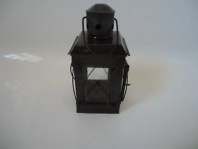 Ships Lamp Rectangular Metal Lantern - Port Side Starboard Masthead Garden Gift • $11.19