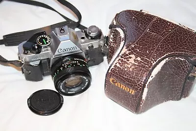 Canon AE-1 Program SLR Camera With Canon FD 50mm F/1.8 Lens • £129.99