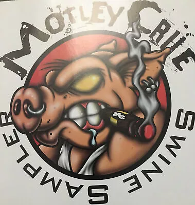 Motley Crue Swine Sampler Rare Promo CD 1989 Electra Cheapest On EBay! Sixx Lee • $13.99