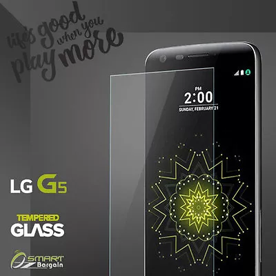 Tempered Glass Screen Protector Guard For LG G5 • £2.24