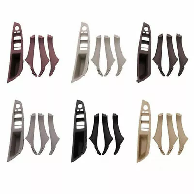 $29.64 • Buy 4X For BMW 5 Series F10 F11 F18 520 523 Car Interior Door Handle ABS Part Trim 
