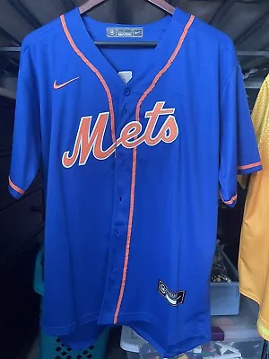 Jacob DeGrom Mets Home Blue Jersey • $25