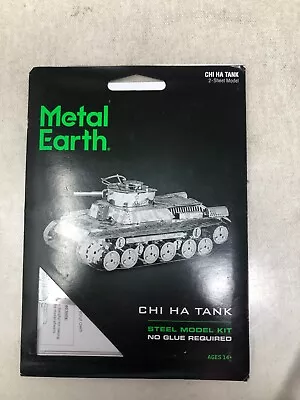 Fascinations Metal Earth CHI HA TANK 3D Laser Cut Steel Model Kit Silver MMS202 • $11