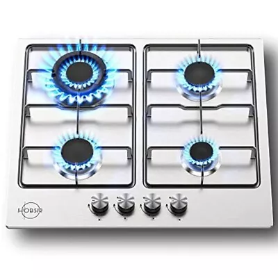 Gas Hob 4 Burners Hobsir Built-in Gas Cooktop WithFlame Failure ProtectionA539 • £75