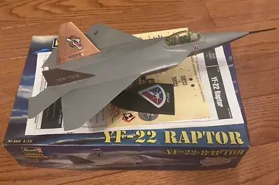 Revell YF-22 Raptor Thunder Squadron Snaptite 1:72 Airplane Kit Assembled • $7.99