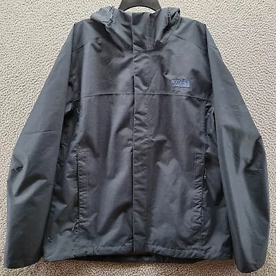 The North Face Mens Dryvent Rain Jacket Windbreaker Full Zip Blue Size 2XL • $69.99