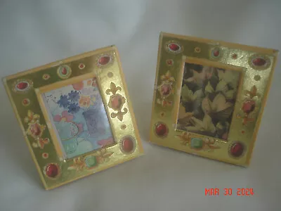 LOT 2 Vtg. MATTHEW RICE ENGLAND MINI CARDBOARD FRAMED FLOWER PRINTS 2.75 X2.50  • $34.99