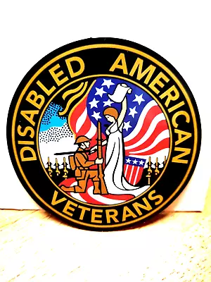 Disabled American Veterans Vinyl Window Decal Sticker United States Military • $1.99