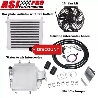 Water To Air Intercooler Kit Fits Land Cruiser 80 100 Series HDJ80 1HZ/1HDT 4.2L • $585.75